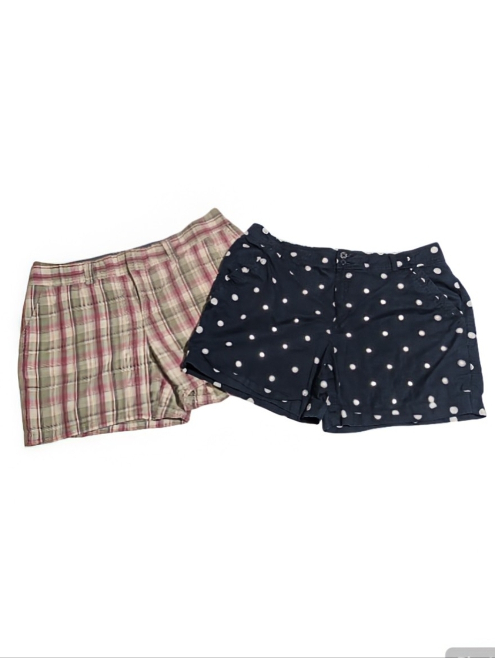 Women’s Navy Polka Dot Shorts - Comfortable Casual Shorts